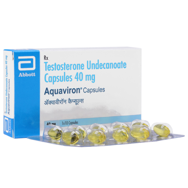 abbott-Aquaviron-Capsules アクアビロン 40mg 1箱/10カプセル Aquaviron - 画像 (1)